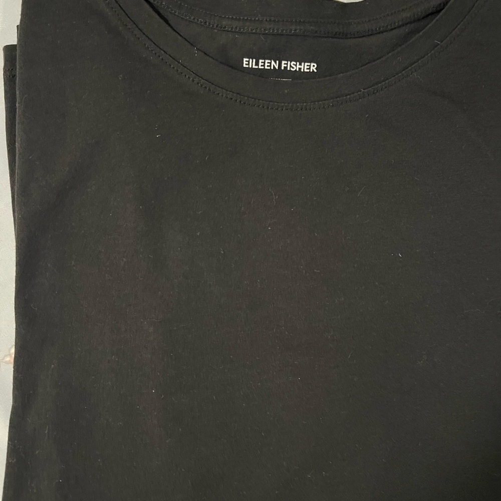 Eileen Fisher Ladies Classic Black Tee